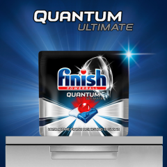 Finish Quantum Ultimate (Германия) Капсулы для мытья посуды, для посудомоечных машин, 24 шт