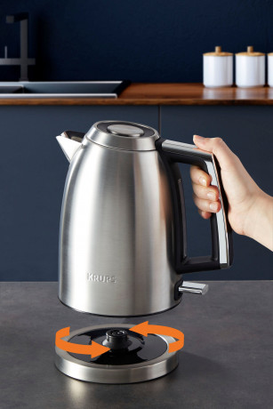 Krups Krups Wasserkocher BW552D Excellence, 1,7 l, 2400 W, Auto Shut-Off, 360° drehbarer Sockel, Wasserstand am Griff  Чайник Krups BW552D Excellence, 1,7 л, 2400 Вт, автоматическое отключение, вращающееся основание на 360°, уровень воды на ручке