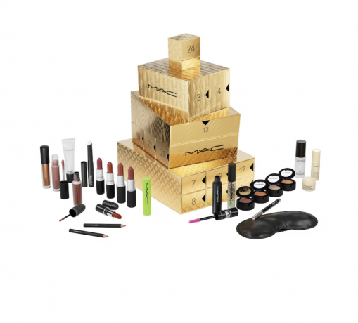 MAC Adventskalender MAKE-UP & PFLEGE 24K Адвент-календарь 2024, 24 бьюти сюрприза 
