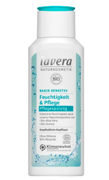 Lavera Conditioner Basis Sensitiv Feuchtigkeit & Pflege, Лавера Кондиционер увлажняющий с органическим алоэ вера и киноа, 200 мл