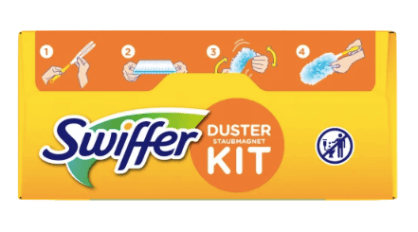Swiffer STAUBmagnet Starterset (1+3) Свиффер Магнитная щетка для удаления пыли Стартовый комплект: 1 магнитная щетка  + 3 сменные салфетки-насадки