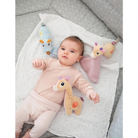 NICI Greifling Giraffe Sasuma mit Rassel Игрушечный жираф Сасума с погремушкой