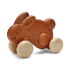 PLANTOYS Active Play Hase auf Radern braun Schiebespielzeug Кролик на колесах Active Play коричневая игрушка-толкатель