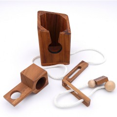 ROMBOL Flaschentresor – edler Tresor aus Holz fur Bierflaschen 0 Сейф для бутылок