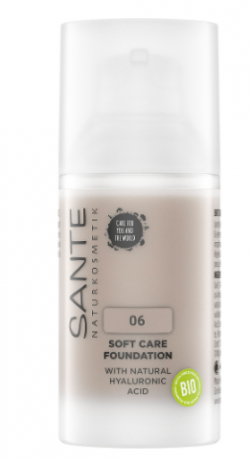 Sante Make up Soft Care Foundation 06 Neutral Amber, Санте Натуральный смягчающий тональный крем 06, 30мл 1