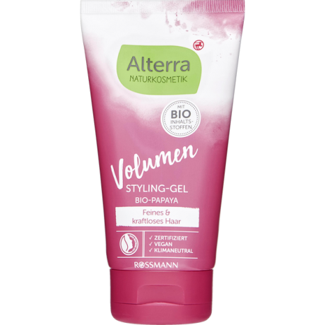 Alterra Styling-Gel Bio-Papaya и Bambus, Альтерра Гель для укладки Органическая Папайя и Бамбук 150мл