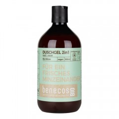 benecos Minze Duschgel 2in1 Haut+Haar  Мята гель для душа 2в1 кожа+волосы