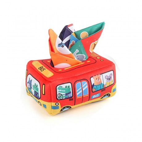 Vicabo Taschentuchbox Baby Montessori Spielzeug Lernspiele fur Kinder Tissue Box Детские игрушки Монтессори Развивающие игры для детей