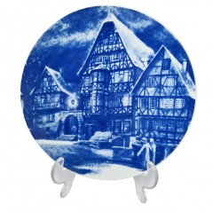 Royal Bavaria Декоративная тарелка &quot;Старый Милтенберг&quot;, 19,5 см, Германия, 1976г