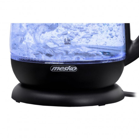 Mesko Mesko Wasserkocher MS 1263 Glas-Wasserkocher 1,7 Liter 2200 Watt LED Beleuchtung  Чайник Mesko MS 1263 стеклянный чайник 1,7 литра 2200 Вт светодиодное освещение