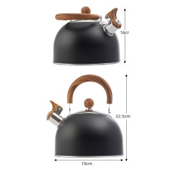 FeelGlad FeelGlad Wasserkocher 2.5 Liter Wasserkocher Retro,Teekessel fur Herd und Grill  Чайник FeelGlad 2,5 литра, ретро-чайник, чайник для плиты и гриля