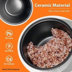 Mutoy Mutoy Multikocher 2L Reiskocher mit Dampfgarer,Antihaft-Garen,One-Touch-Bedienung, Perfekt fur 1-4 Personen zum Kochen von Reis,Fleisch,Nudeln oder Suppe  Мультиварка Mutoy, рисоварка объемом 2 л с пароваркой, антипригарное приготовление, управление