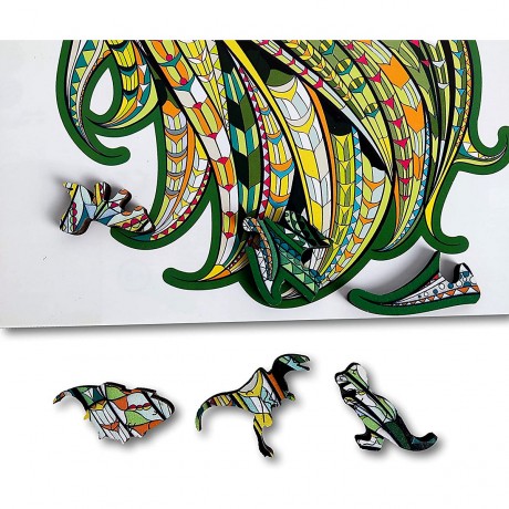 ANIWOOD Holz-Puzzle Drache M (125 Teile) Деревянный Пазл Дракон М (125 деталей)