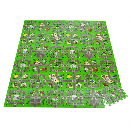 HOMCOM Puzzlematte Wasserabweisende Vorderseite Коврик-пазл Водоотталкивающая лицевая сторона