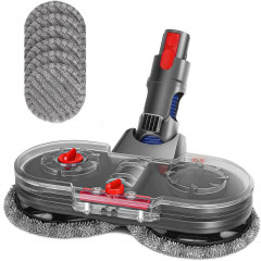 FeelGlad FeelGlad Akku-Wischmopp Dyson Wischaufsatz,Wischer,mit 6 Mopppads und Abnehmbarer Wassertank, fur Dyson V11 V10 V8 V7 V15 Staubsauger  Беспроводная швабра FeelGlad Насадка для швабры Dyson, стеклоочиститель, с 6 подушечками и съемным резервуаром 