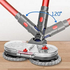 FeelGlad FeelGlad Akku-Wischmopp Dyson Wischaufsatz,Wischer,mit 6 Mopppads und Abnehmbarer Wassertank, fur Dyson V11 V10 V8 V7 V15 Staubsauger  Беспроводная швабра FeelGlad Насадка для швабры Dyson, стеклоочиститель, с 6 подушечками и съемным резервуаром 