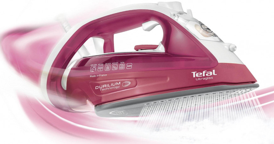 Tefal Tefal Dampfbugeleisen FV4920 Dampfbugeleisen UltraGliss rot/weiss Паровой утюг Tefal FV4920 Паровой утюг UltraGliss красный/белый