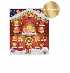Lindt Teddy Adventskalender 2024 Адвент-календарь, 24 сладких сюрприза, 128грамм