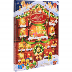 Lindt Teddy Adventskalender 2024 Адвент-календарь, 24 сладких сюрприза, 128грамм