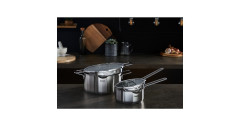 Tefal Tefal Topf-Set Nordica H852S3, O 16cm/20cm/24cm edelstahl, 3-teilig, mit Glas-Siebdeckel  edelstahl Набор кастрюль Tefal Nordica H852S3, O 16см/20см/24см нержавеющая сталь, 3 предмета, со стеклянной крышкой-ситом