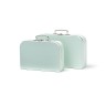 Kids Concept Kinderkoffer 2er-Set mint Spielkoffer Набор детских чемоданов из 2 игрушечных чемоданов мятного цвета