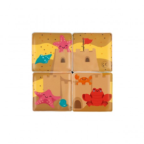 Janod Badespielzeug Motiv-Wurfel Игрушка для ванной в виде куба