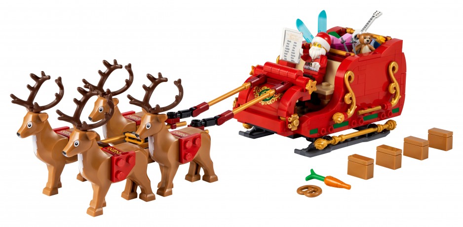 Lego Schlitten des Weihnachtsmanns Сани Санты