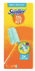 Swiffer Staubmagnet XXL Starter Set (Griff + 2 Tucher) Свиффер Магнитная щетка для удаления пыли Стартовый комплект XXL: 1 магнитная щетка с телескопической ручкой 90см + 2 сменные салфетки-насадки 