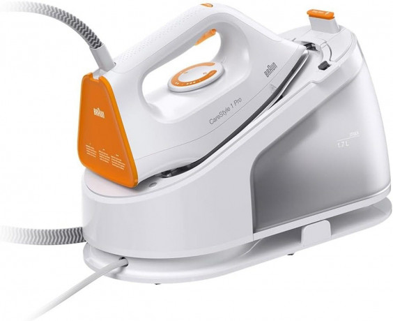 Braun Braun Dampfbugelstation CareStyle, Dampfbugelstation, Bugelstation, Dampfbugeleisen, 1700,00 ml Wassertank, 1,7L Tank abnehmbar, Bugeleisen Dampf, Bugelstationen mit Dampfstation Паровая гладильная станция Braun CareStyle, паровая гладильная станци