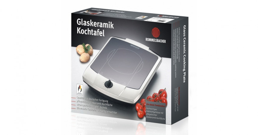 Rommelsbacher Rommelsbacher Kochplatte CT 1800/E edelstahl/schwarz  edelstahl/schwarz Конфорка Rommelsbacher CT 1800/E нержавеющая сталь/черная