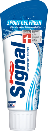 Signal Zahnpasta Sport Gel fresh Сигнал Зубная паста гель с насыщенным вкусом мяты , 75 мл