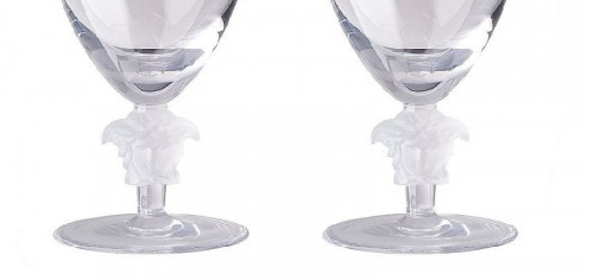 Rosenthal Versace Medusa Lumiere Weibwein Glas 2st, Розенталь Версаче Медуза Люмьер Набор из 2 бокалов для белого вина, 2х333 мл