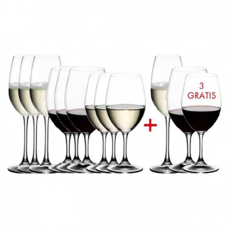Riedel Riedel Ouverture Ouverture Glas Set 12-tlg. 'Kauf 12 Zahl 9' 4x Rotwein + 4x Weisswein + 4x Champagnerglas Riedel Ouverture Набор бокалов Ouverture, 12 предм. «Купи 12, заплати 9» 4x красное вино + 4x белое вино + 4x бокал шампанского