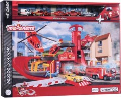 Majorette Creatix Rettungsstation + 5 Fahrzeuge Спасательная станция Creatix + 5 автомобилей