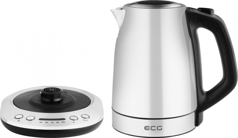 ECG ECG Wasserkocher RK 1791, 1,7 l, 2200 W, Elegante Ausfuhrung aus rostfreiem Edelstahl Электрочайник RK 1791, 1,7 л, 2200 Вт, элегантный дизайн из нержавеющей стали.